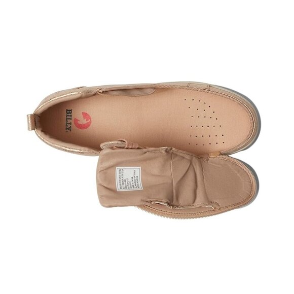 USED Billy Footwear Women Sneaker Mid Top Zip Up Rose Adaptive Size 6 W RY1444 - Picture 5 of 8